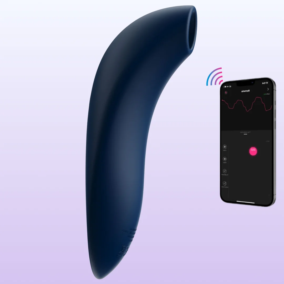 We-Vibe Melt Telefon Kontrollü ve Emiş Güçlü Vibratör - Midnight Blue