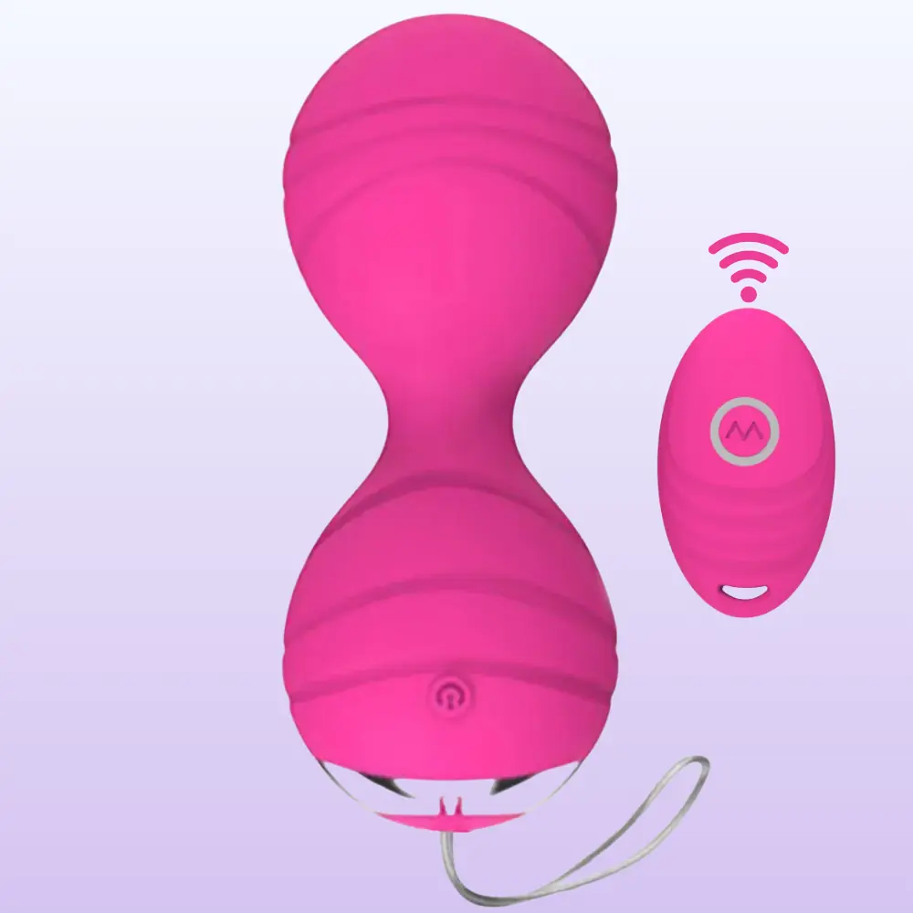 The Benwa Balls Uzaktan Kumandalı Kegel Egzersiz Vibratörü-Pink