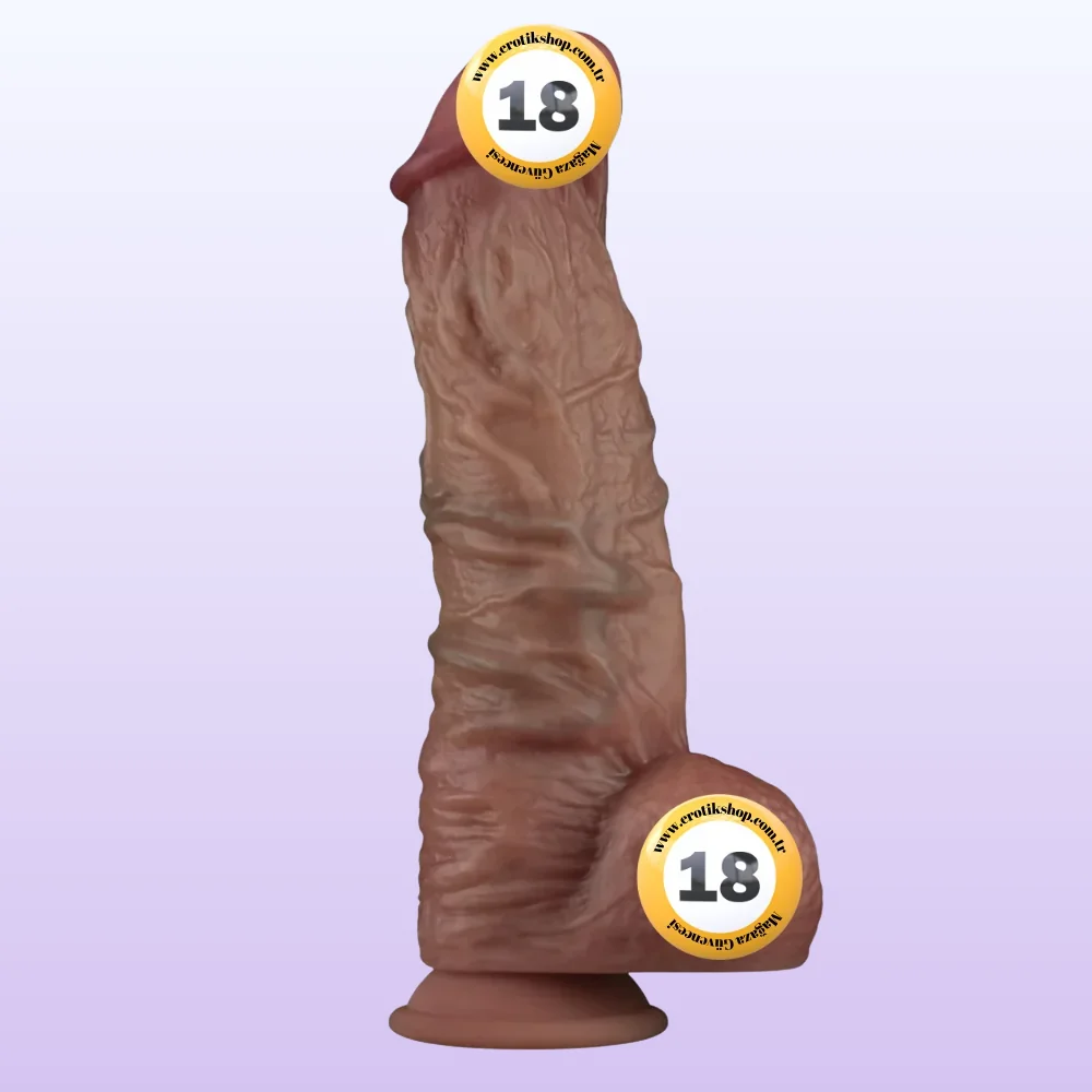 Lovetoy Dual Layered Silicone Cock Dildo XXL 27 Cm Realistik Penis LV411081