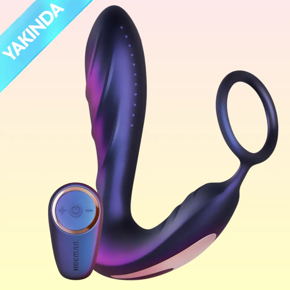 Hueman Black Hole Anal Vibrator With Cockring