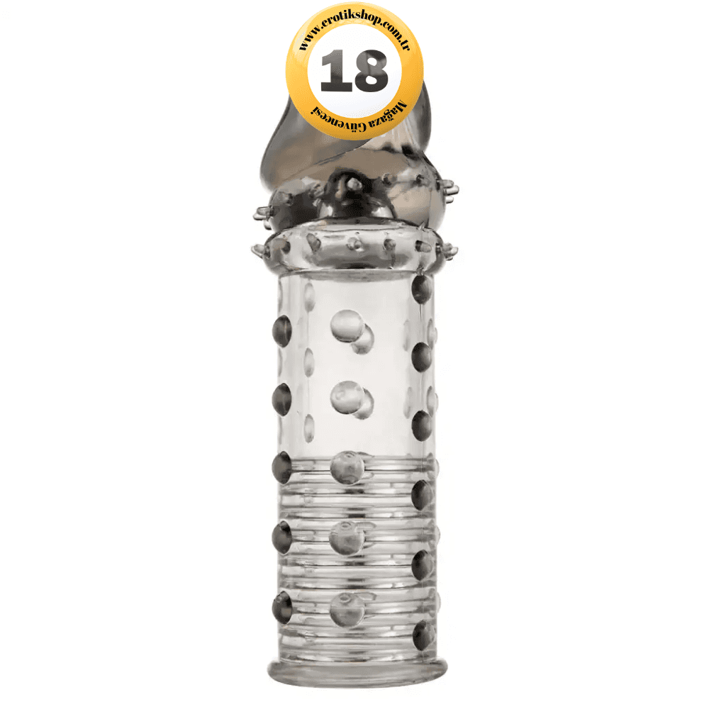 ToyJoy Power Stud Sleeve Tırtıklı Penis Kılıfı-Gray