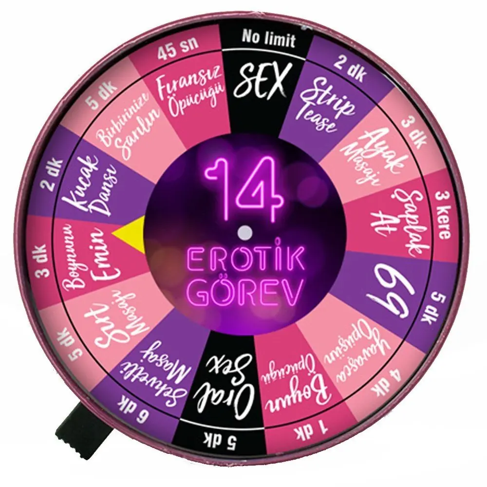 The Erotica Game 14 Görev Oyunu Erotik Çarkı