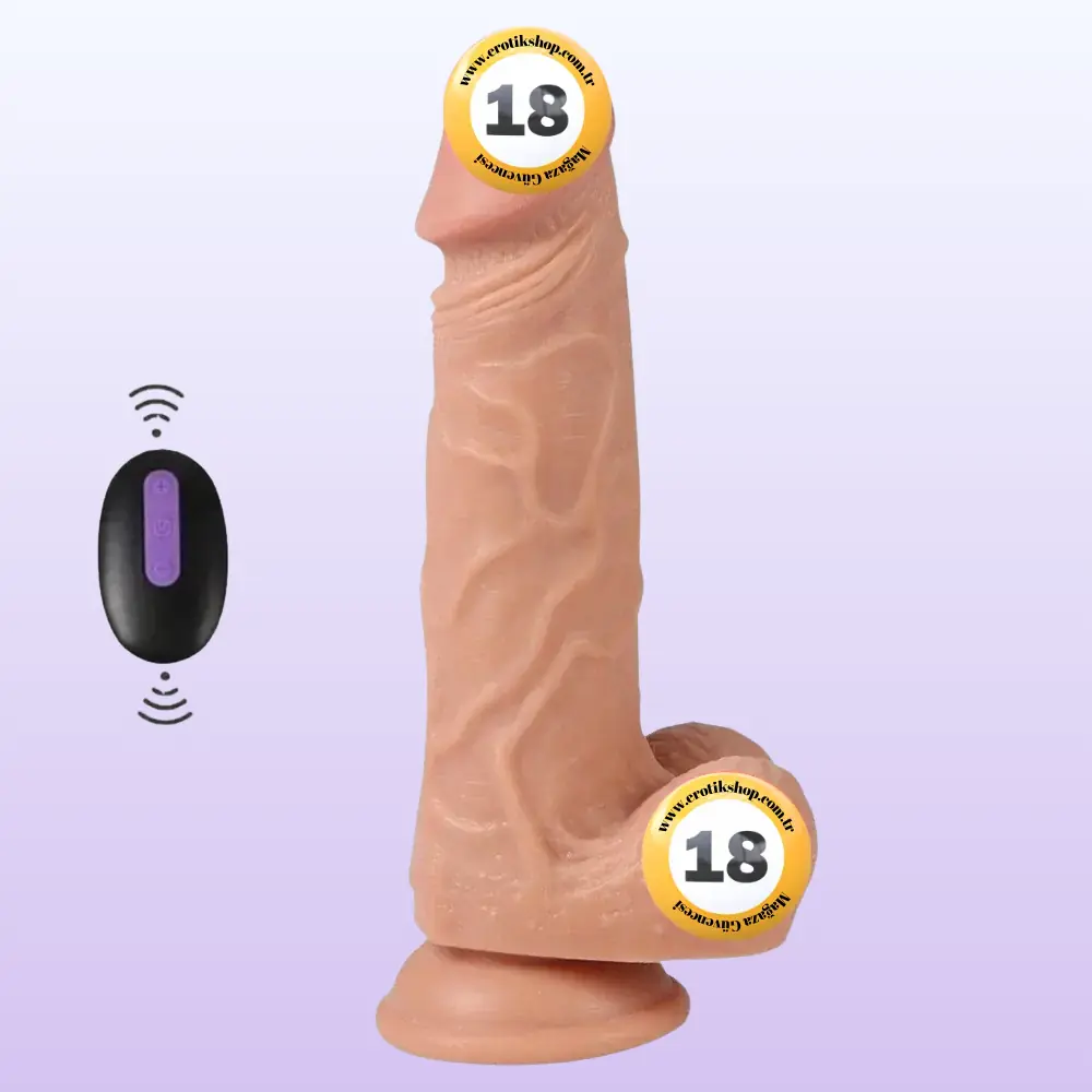 Shequ Dildo Series Hansen 20 Mod Titreşimli Realistik Penis SQ-WBE10013