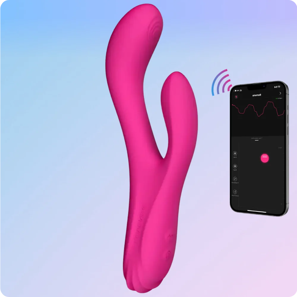 Lovense Osci 3 Hareketli Telefon Kontrollü ve Isıtmalı Rabbit Vibratör