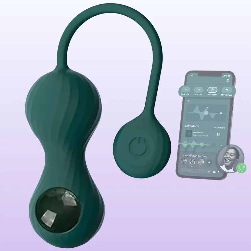 Magic Motion Crystal Duo Smart Telefon Kontrollü Kegel Vibratör