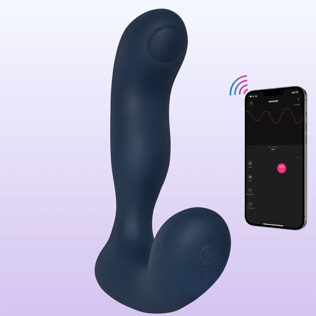 Svakom Iker Neo Interactive Pulsating Prostat ve Perine Vibratör - Black