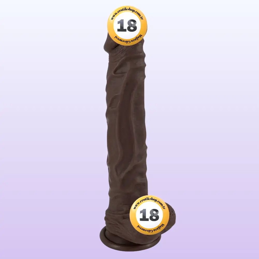 Xise Dildo Series Knight Flexible Realistik Penis XS-WBC10002-Brown