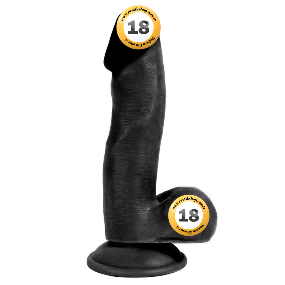 Xise Dildo Series Cholas 17 cm Realistik Zenci Penis XS-WBC10026-Black