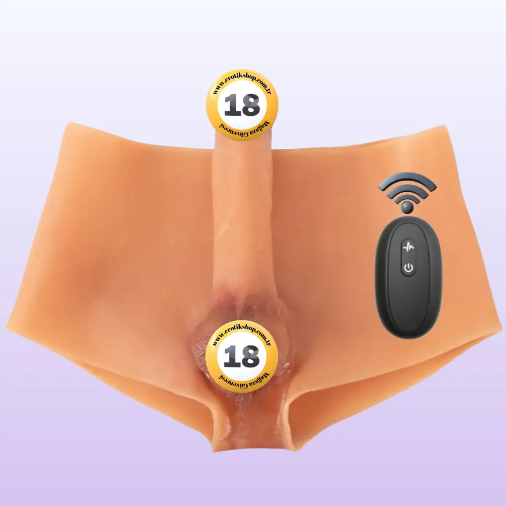 You2Toys Ultra Realistic Vibrating Penis Pants Unisex Titreşimli Strapon