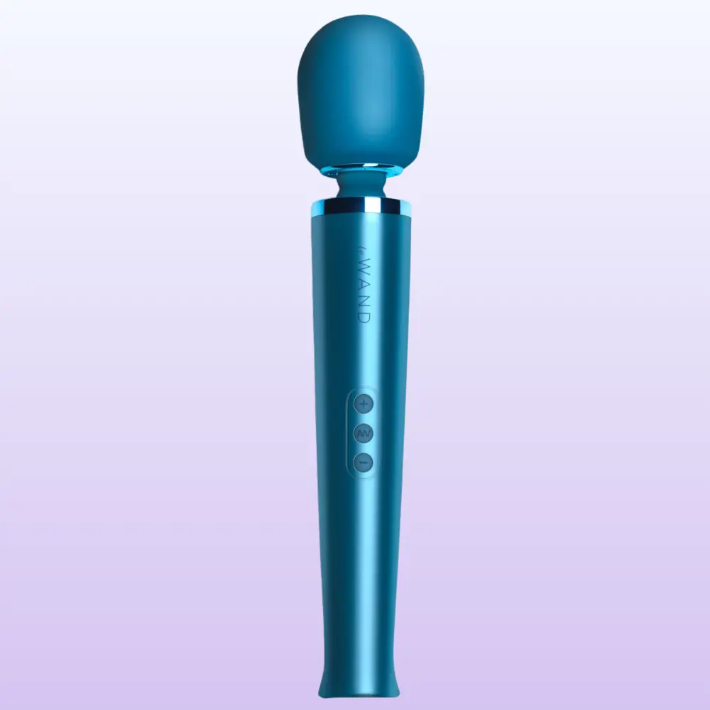Le Wand Rechargeable Body Wand Massager Blue Masaj Aleti