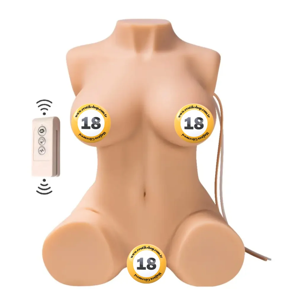 Shequ Jacey Emişli ve Titreşimli Yarım Vücut Masturbator SQ-MAS20020