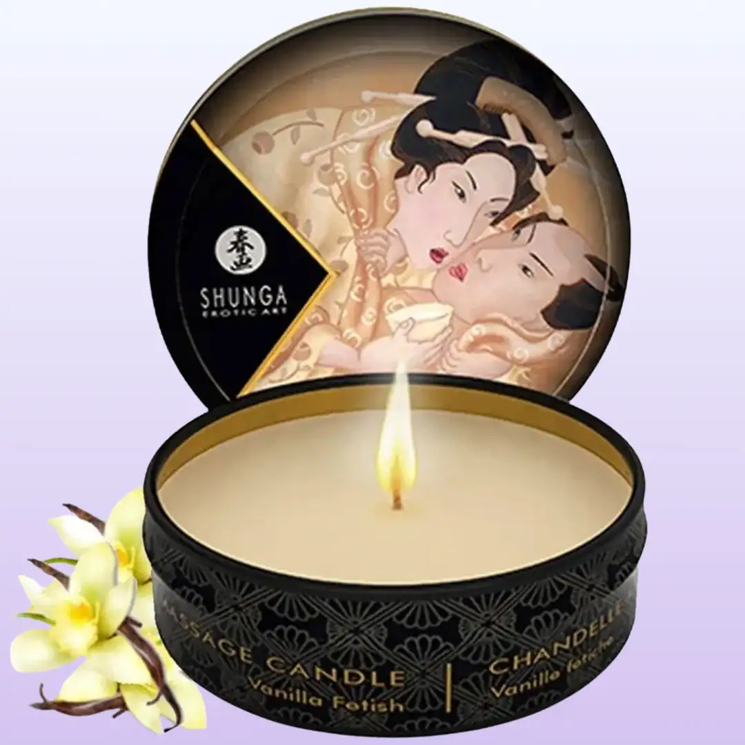 Shunga Mini Massage Candle Vanillie 30 Ml Erotik Masaj Mumu