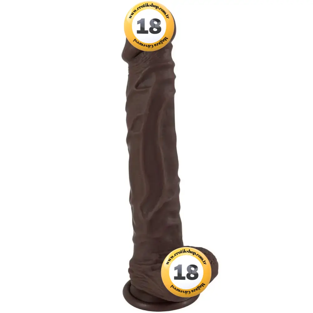 Xise Dildo Series Knight Flexible Realistik Penis XS-WBC10002-Brown