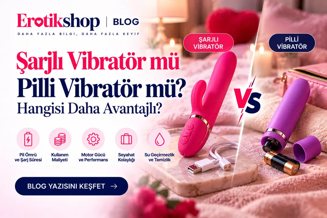 Şarjlı Vibratör mü Pilli Vibratör mü? Hangisi Daha Avantajlı?