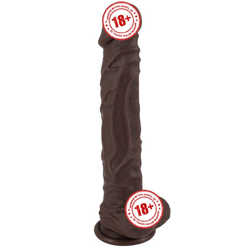 Xise Dildo Series Knight Flexible Realistik Penis XS-WBC10002-Brown