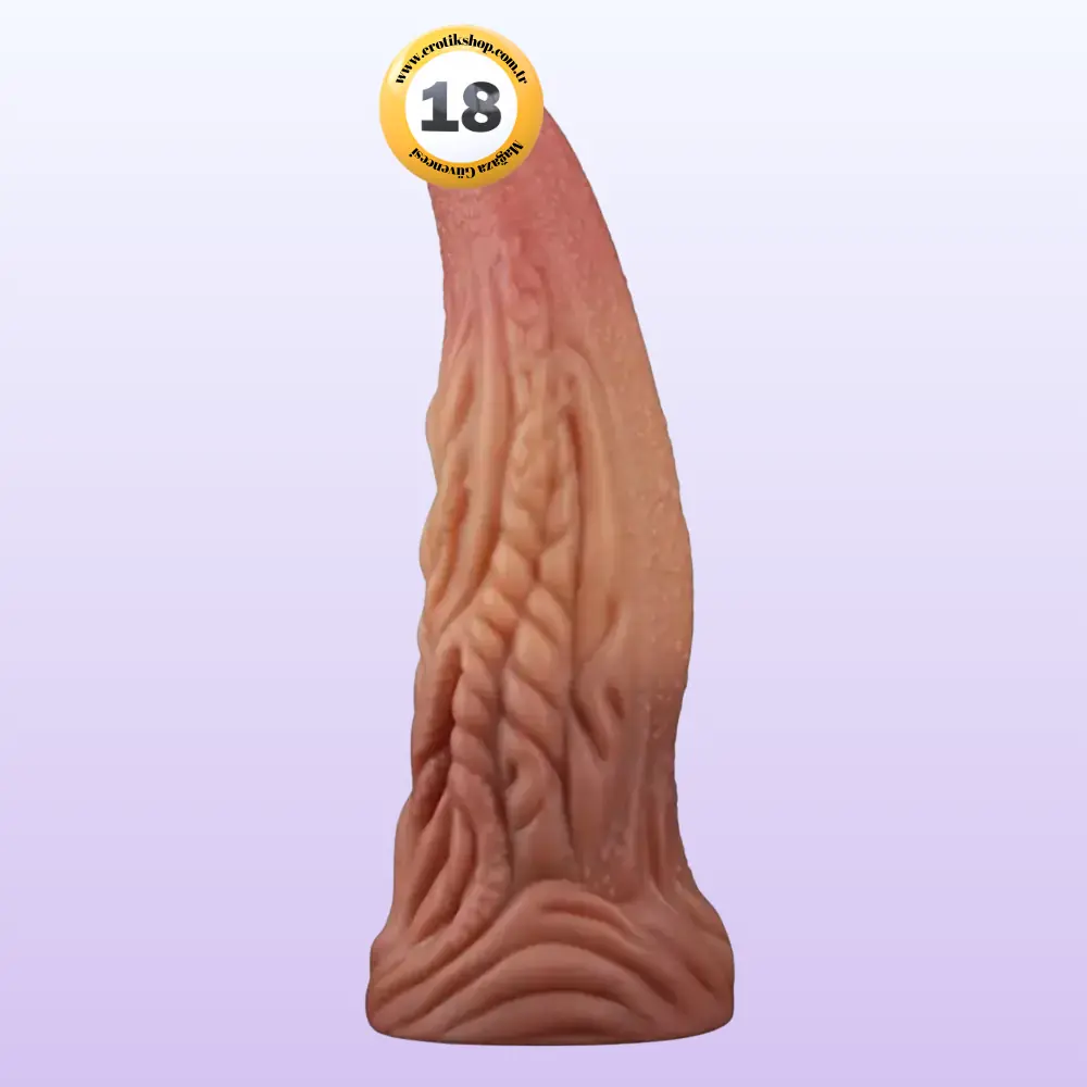 Lovetoy Dual Layered Platinum Silicone 25 Cm Monster Realistik Dildo