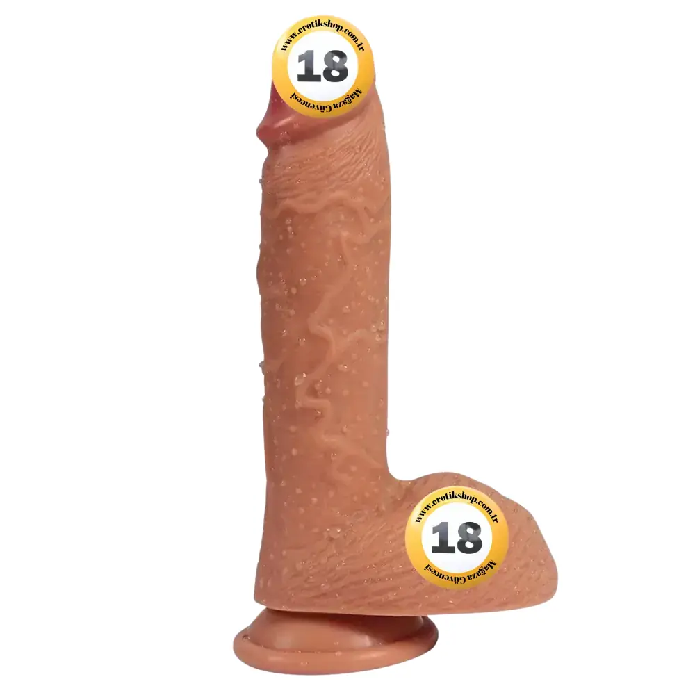 Shequ Dildo Series Buru Natural Doku 22 Cm Realistik Penis