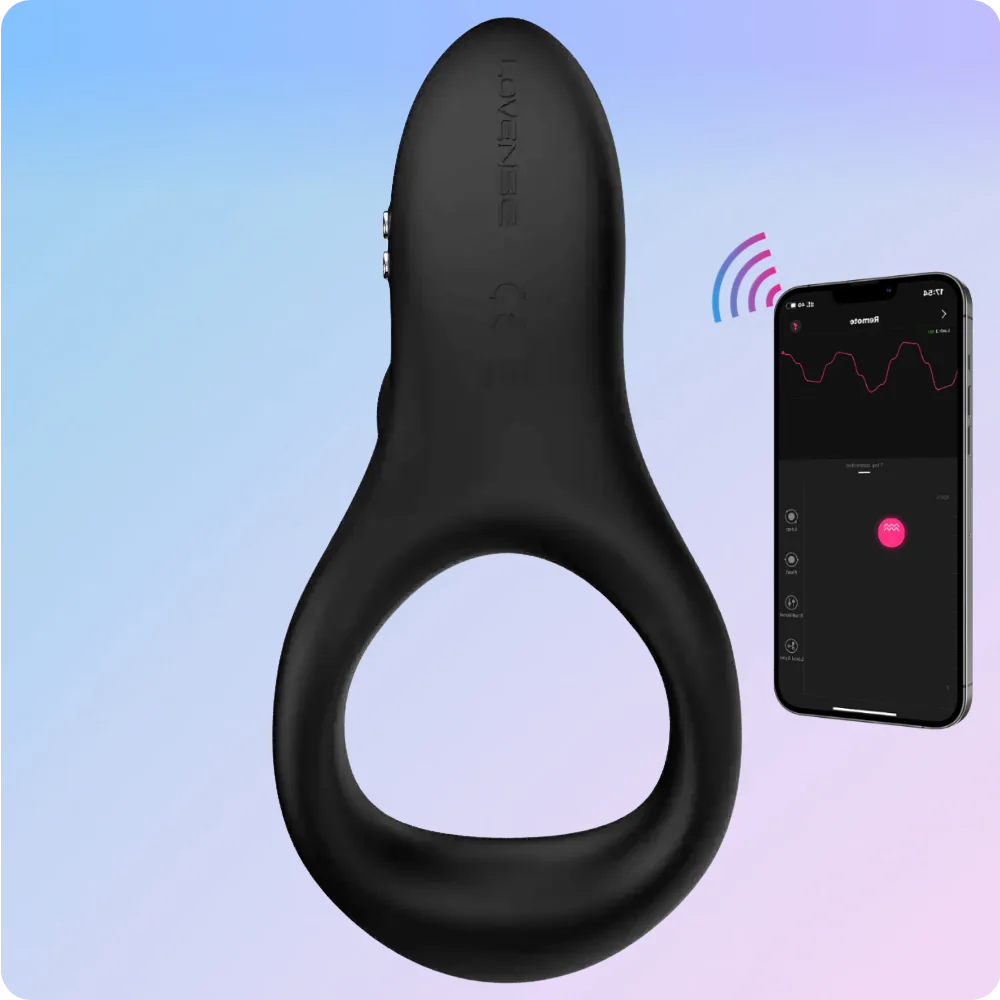 Lovense Diamo Phone Control Cock Ring Telefon Kontrollü Penis Halkası