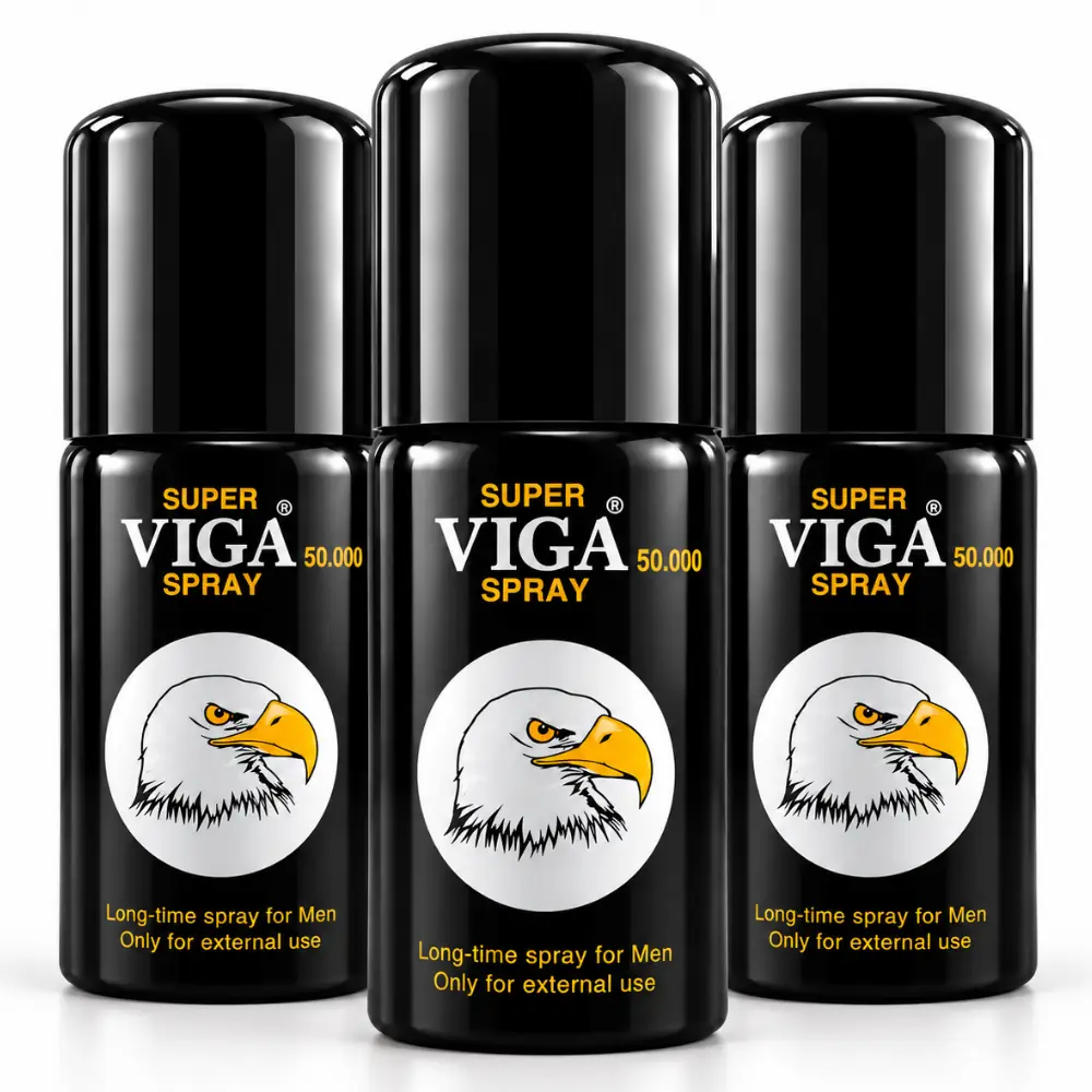 Süper Viga 50.000 3'lü Paket Erkeklere Özel E Vitaminli Penis Spreyi
