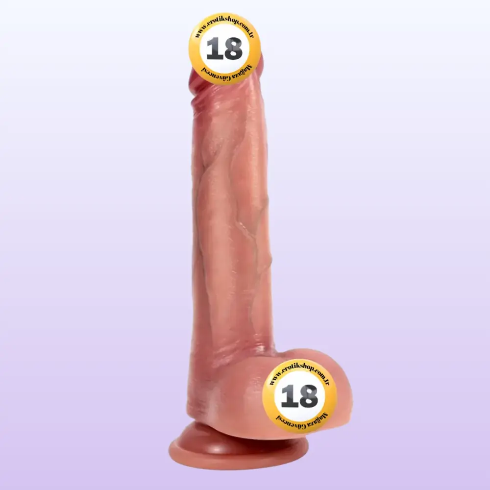 Shequ Dildo Series Bert Natural Doku 22 Cm Realistik Penis