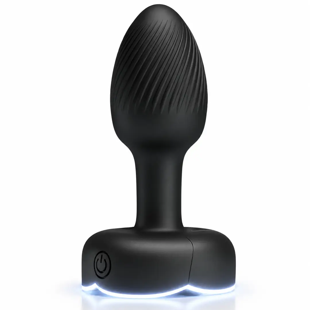 Pretty Love Olman Titreşimli ve Led Işıklı Anal Plug BI-040184