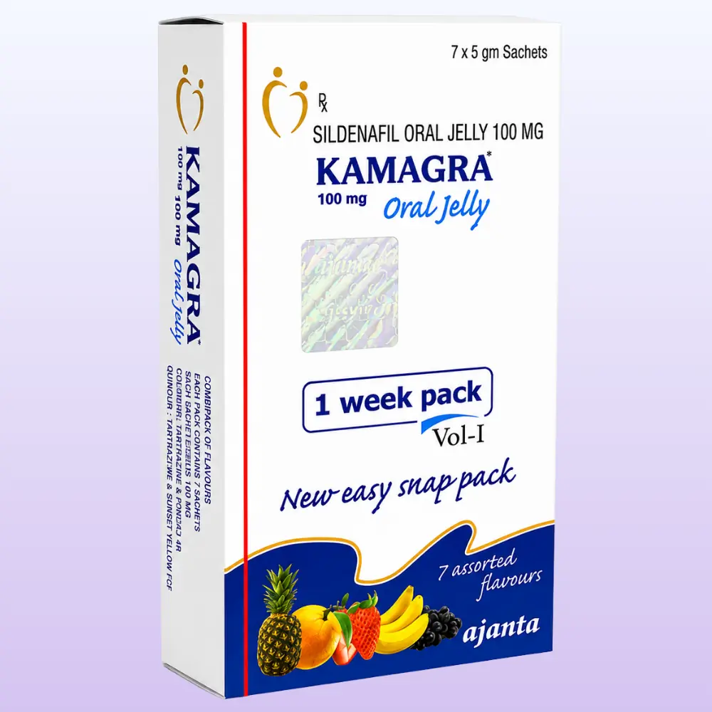 Kamagra Oral Jelly 1 Week Pack 100 Mg. Oral Jel