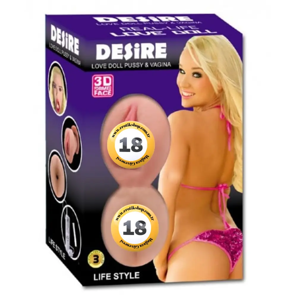 The Sex Toys Desire Saçlı ve Titreşimli Realistik Vajinalı Şişme Manken