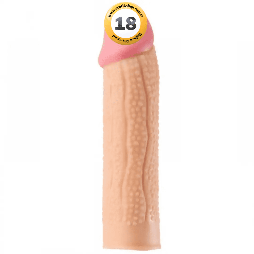 Yeain Max Man 3 cm Uzatmalı Ekstra Stimülasyon Realistik Penis Kılıfı YN0050