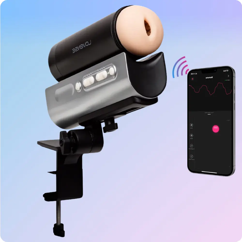 Lovense Solace Pro Telefon Kontrollü İleri Geri Hareketli Mastürbatör