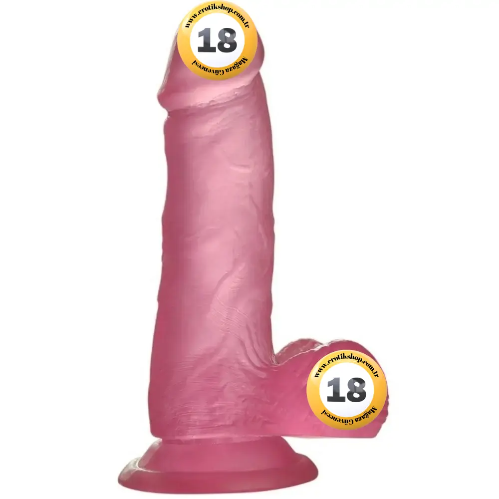 Lovetoy Jelly Studs Pink Small 15 cm Jel Dildo LV3102