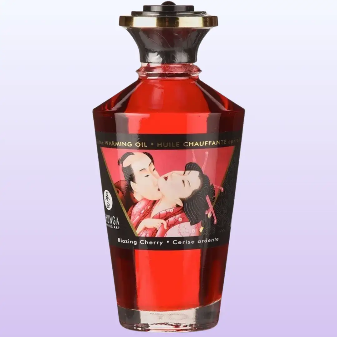 Shunga Aphrodisiac Warming Oil Cherry Aromalı Isıtmalı Masaj Yağı 100 Ml.
