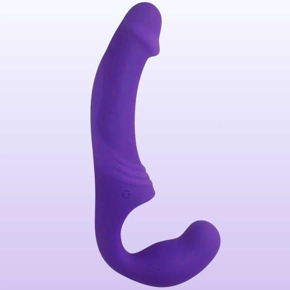 Aphrodisia Double Rider Purple Strapless Strap-On Şarjlı Vibratör
