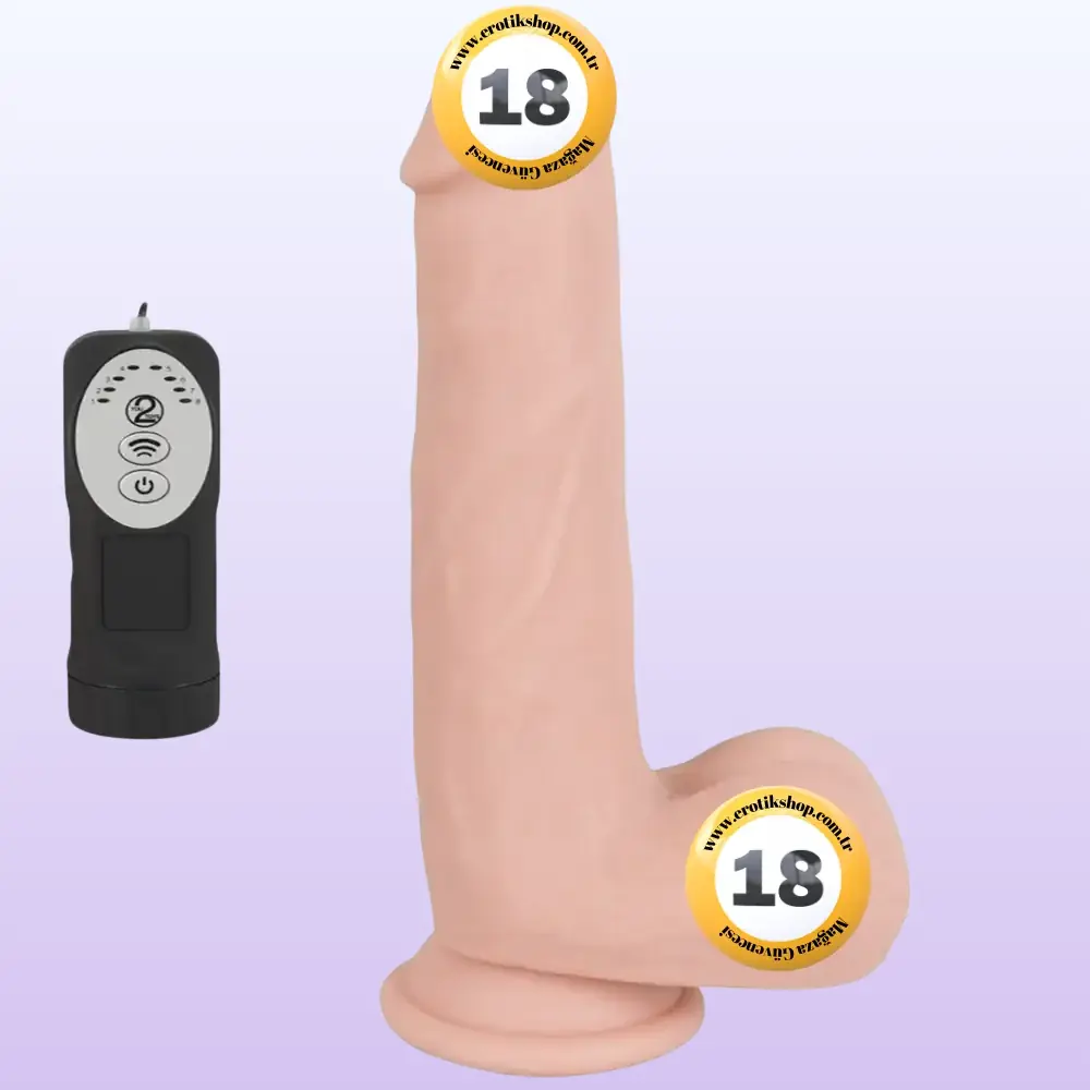 You2Toys Medical Silicone Realistic Rotating Dildo Dönebilen Titreşimli Penis