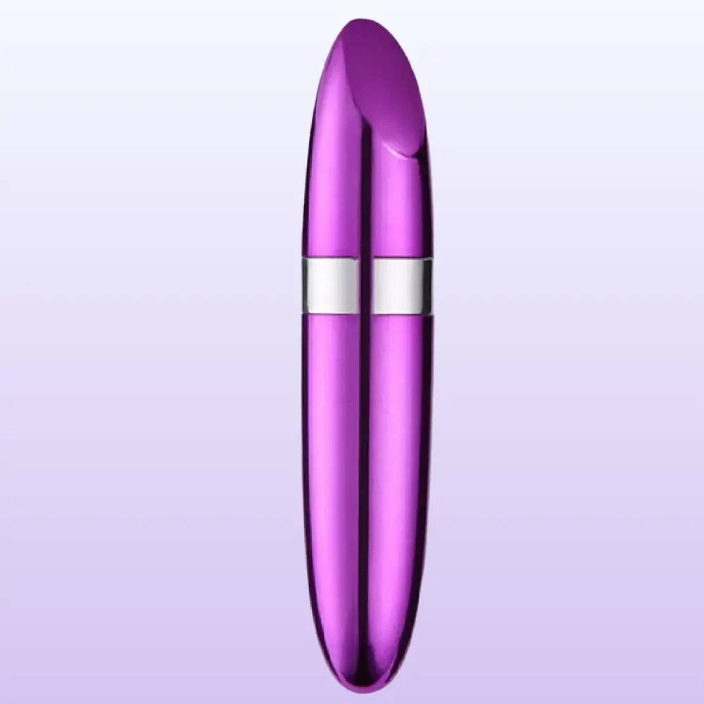 The Vibe Lipstick Compact Power Full Mini Ruj Vibratör-Purple