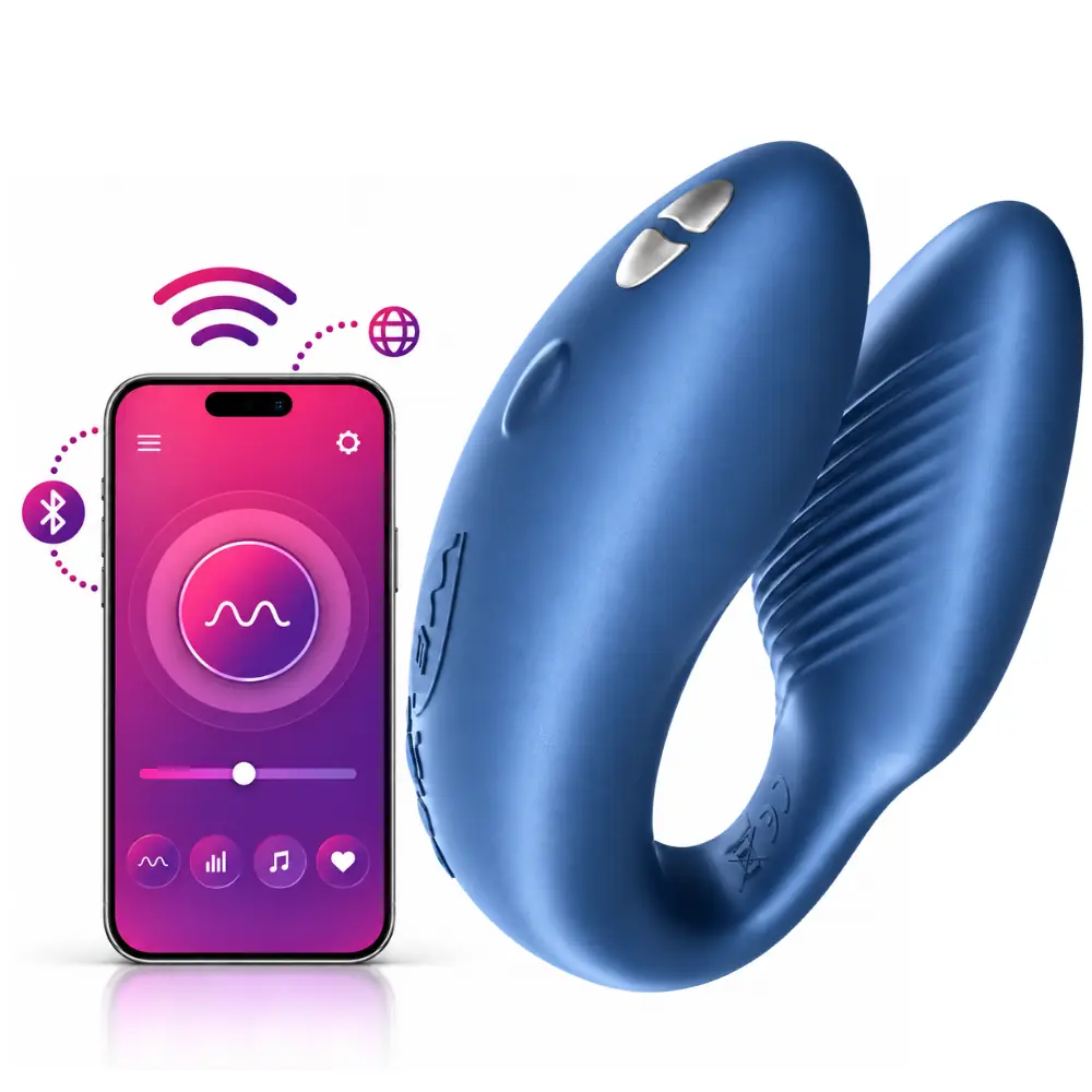 We-Vibe Chorus Çiftlere Özel Telefon Kontrollü Vibratör - Cosmic Blue