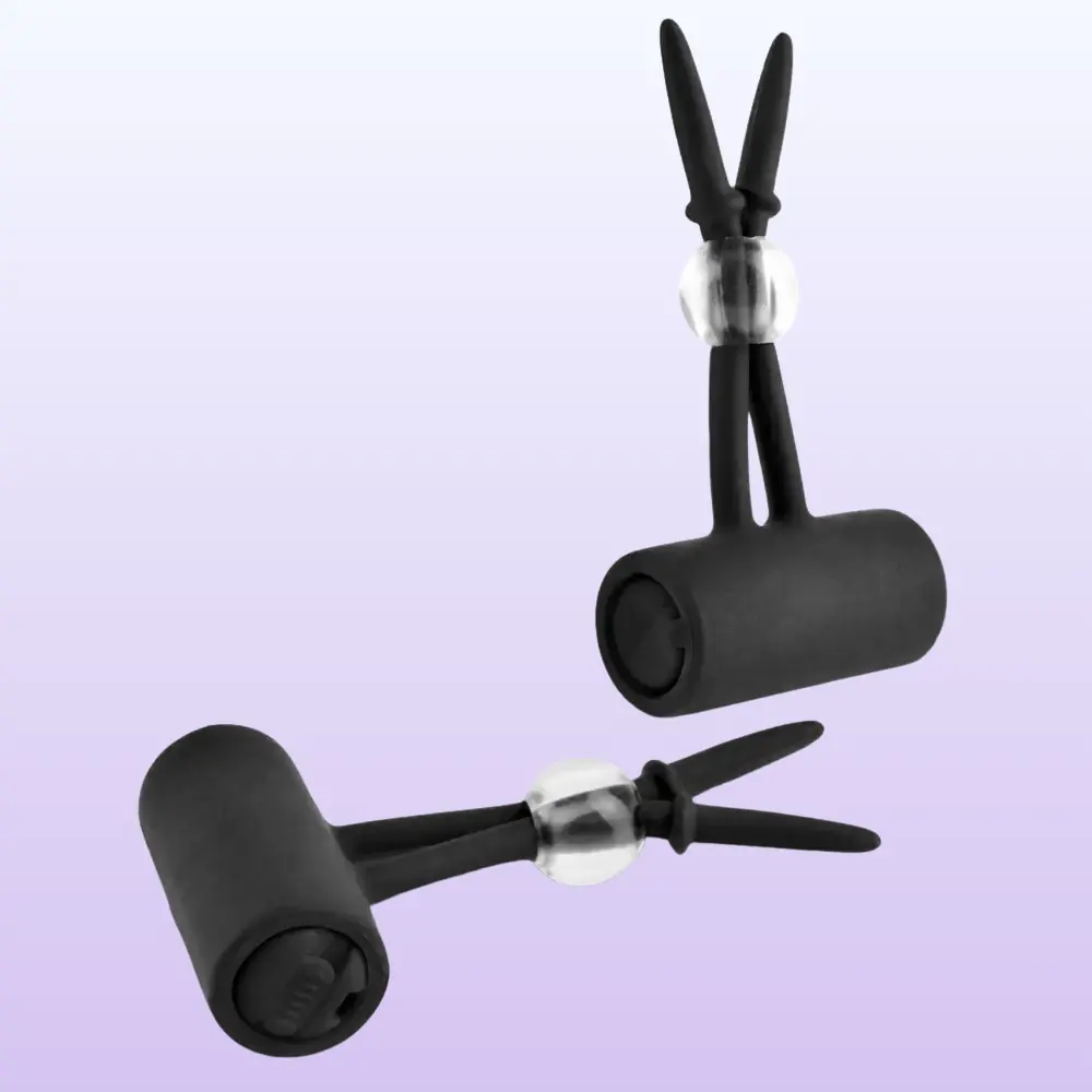 Pipedream Vibrating Silicone Nipple Lassos Titreşimli Göğüs Ucu Klipsi