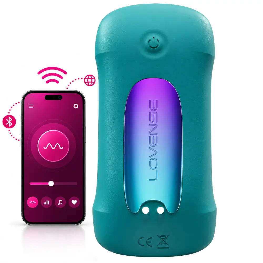 Lovense Gush 2 Motion Telefon Kontrollü Titreşimli ve Salınımlı Mastürbatör