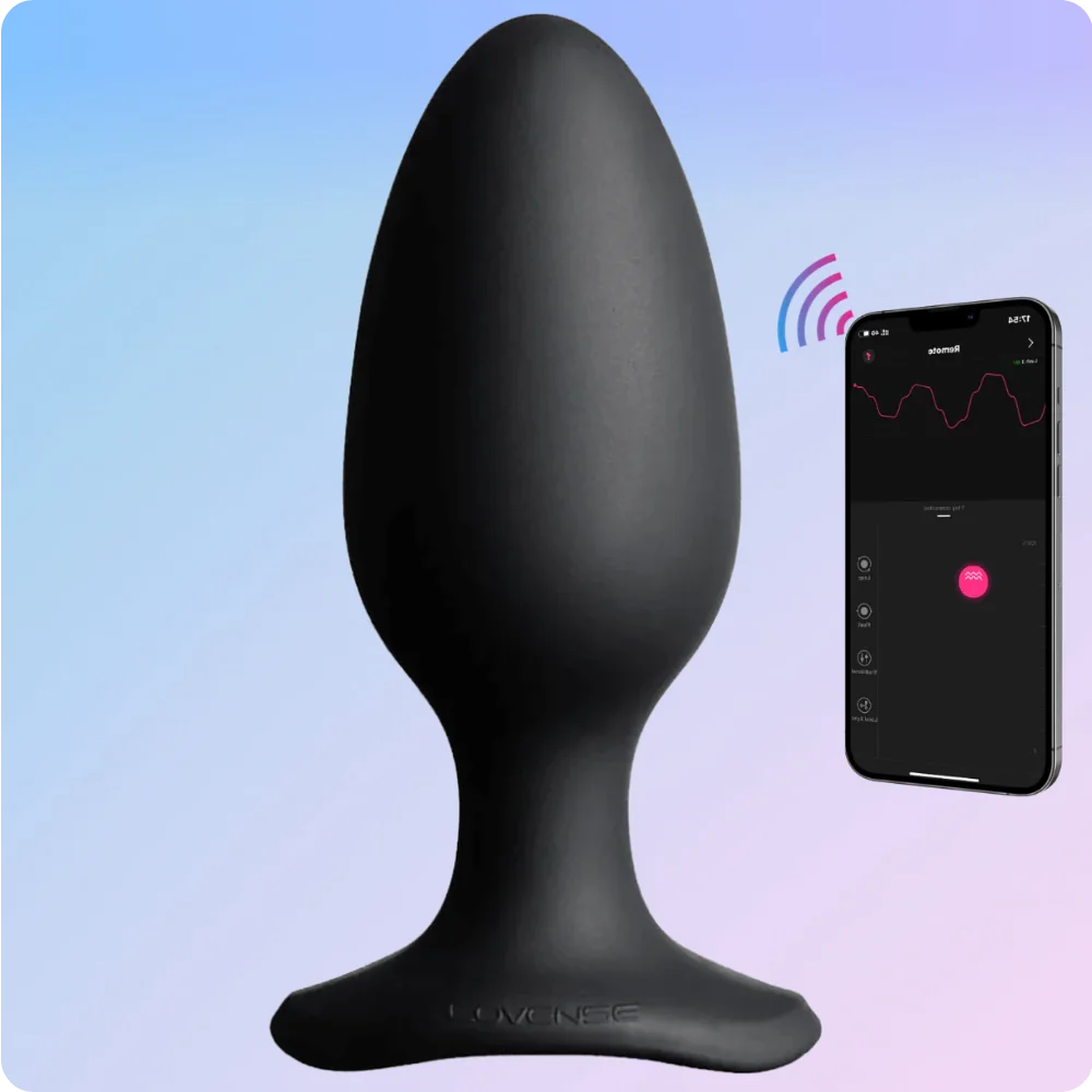 Lovense Hush 2 Butt Plug L 57 mm Telefon Uyumlu Anal Vibratör