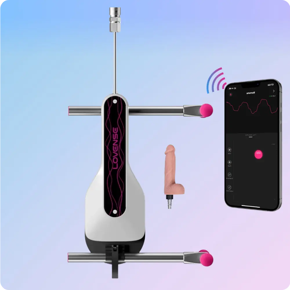 Lovense Mini Sex Machine Telefon Kontrollü Otomatik Seks Makinesi