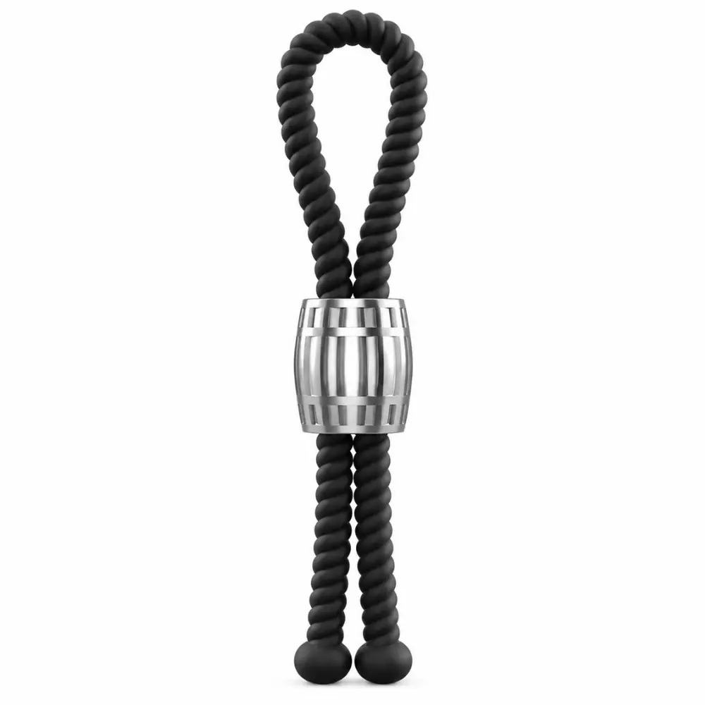 Rebel Men's Gear Heavy Rope Cock Strap Kayar Ağırlıklı Silikon Halka 84 g