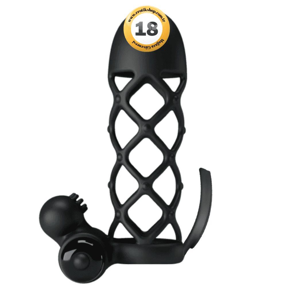 Pretty Love Penis Sleeve I Klitoris Uyarıcılı 10 Mod Penis Kılıfı BI-026236