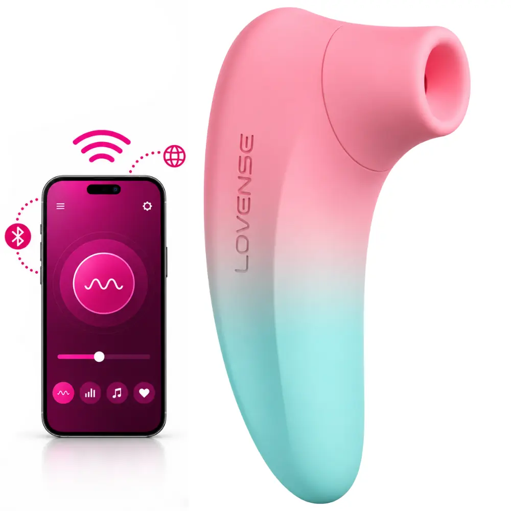 Lovense Tenera 2 Telefon Kontrollü Emiş Güçlü Vibratör