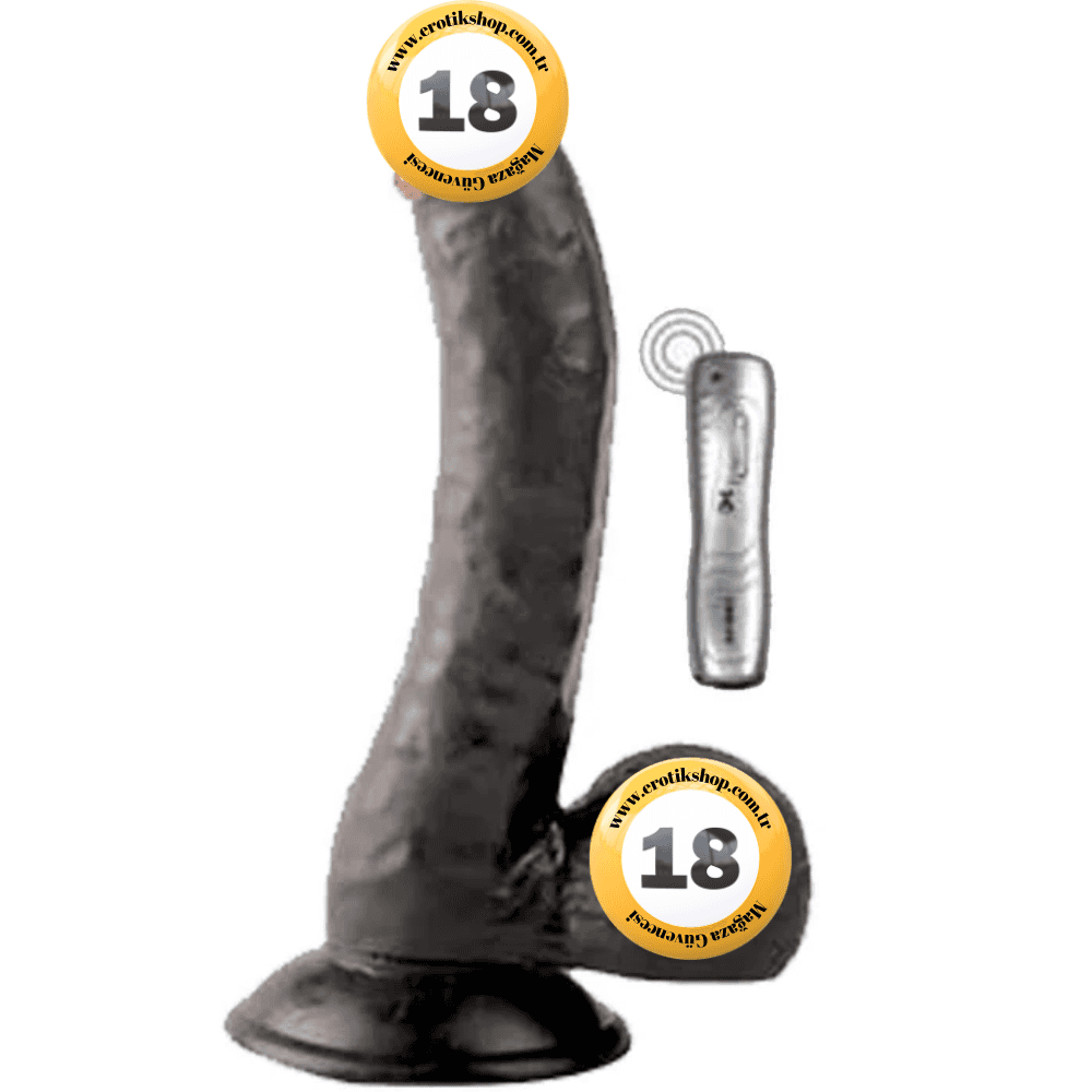 The Dick Samuel's 24 cm Titreşimli Realistik Zenci Penis