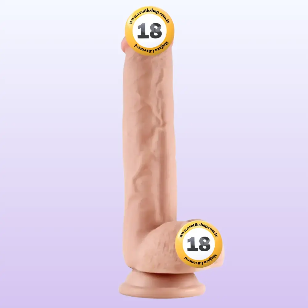 Lovetoy Sliding Skin Dildo Hareketli Deri Özellikli 24 Cm Realistik Penis