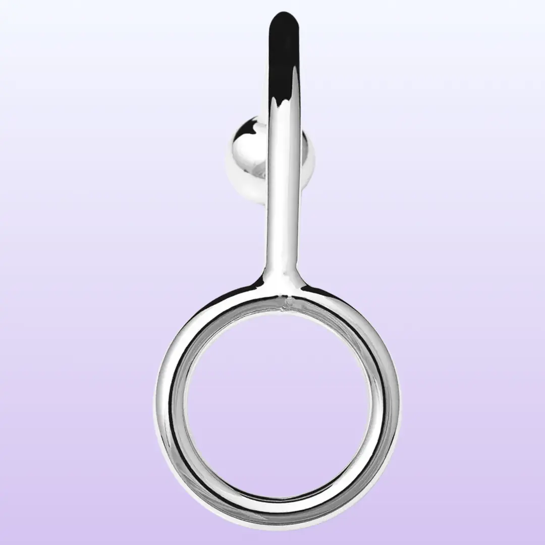 Mr. Steel Ass Hitch Egg 45 mm / Ring 45 mm Plug Penis Halkası