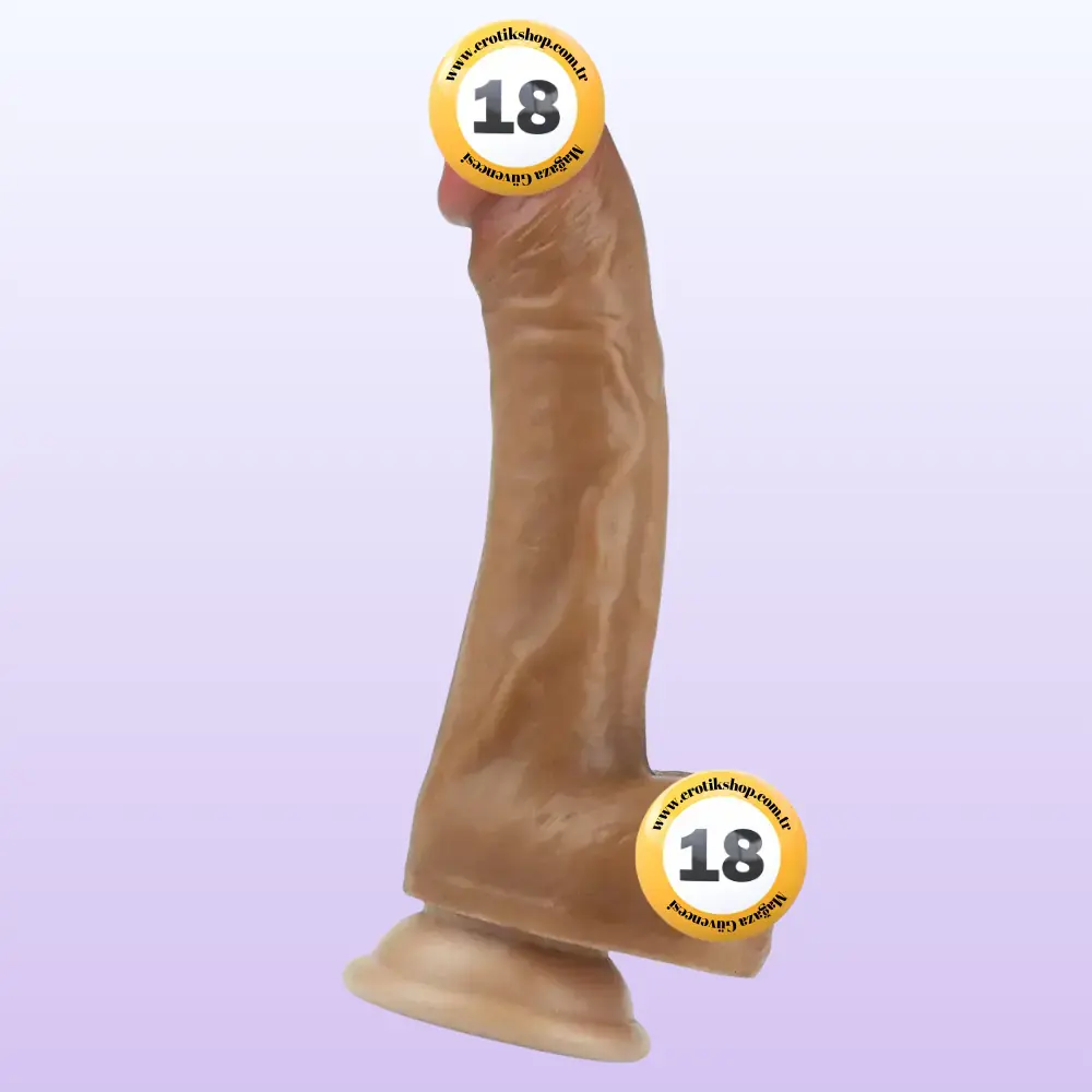 Lovetoy Dual Layered Cock 20 cm Realistik Penis LV4004-Brown