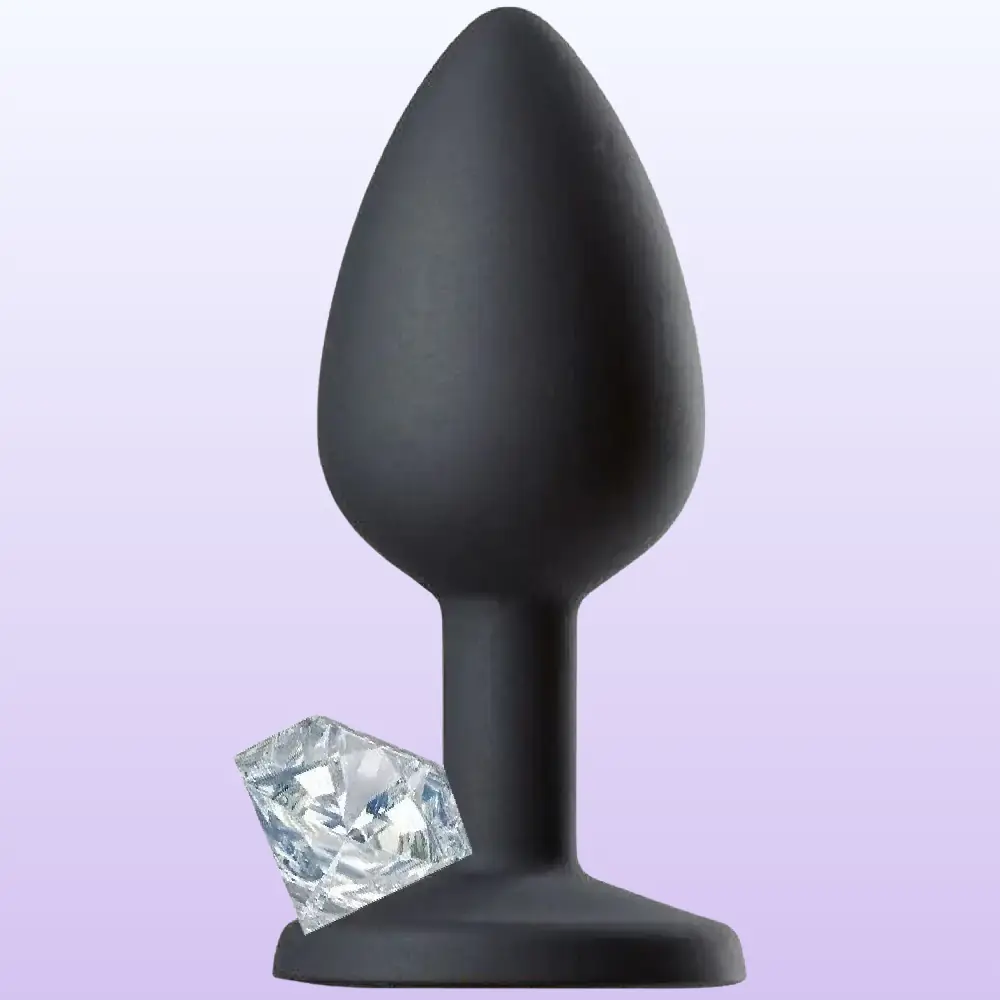 ToyJoy Anal Play Diamond Booty Jewel Silikon Anal Plug-Large