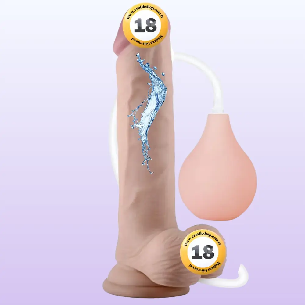 Lovetoy Soft Ejaculation Cock Dildo 20 Cm Boşalabilir Realistik Penis LV316002