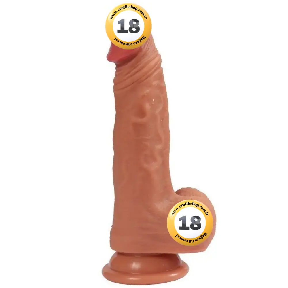 Shequ Dildo Series Evan 19.5 Cm Realistik Penis