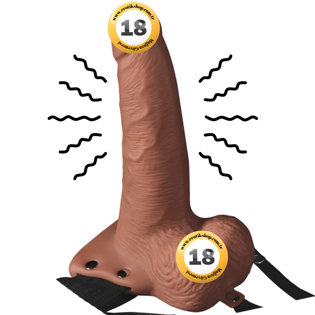 Pipedream Fetish Fantasy Series 15 Cm Şarjlı ve Titreşimli İçi Boş Kemerli Penis